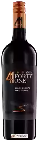 Winery Highlands 41 - Black Granite Red Blend (Darkness)