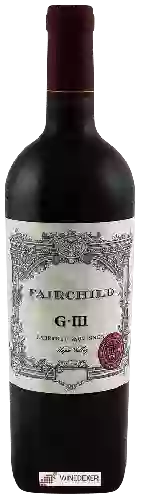Winery Fairchild Estate - G.III Cabernet Sauvignon