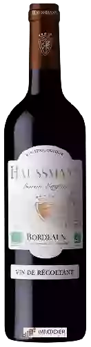 Winery Haussmann - Baron Eugène Biologique Bordeaux