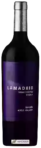 Winery Lamadrid - Bonarda Reserva Single Vineyard