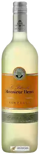 Winery Monsieur Henri - Le Blanc de Monsieur Henri Sauvignon - Sémillon