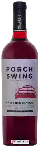 Winery Porch Swing - Sweet Red Reserve